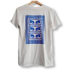 OBEY "Eyes" Short Sleeve Crewneck T-Shirt White Sz XS